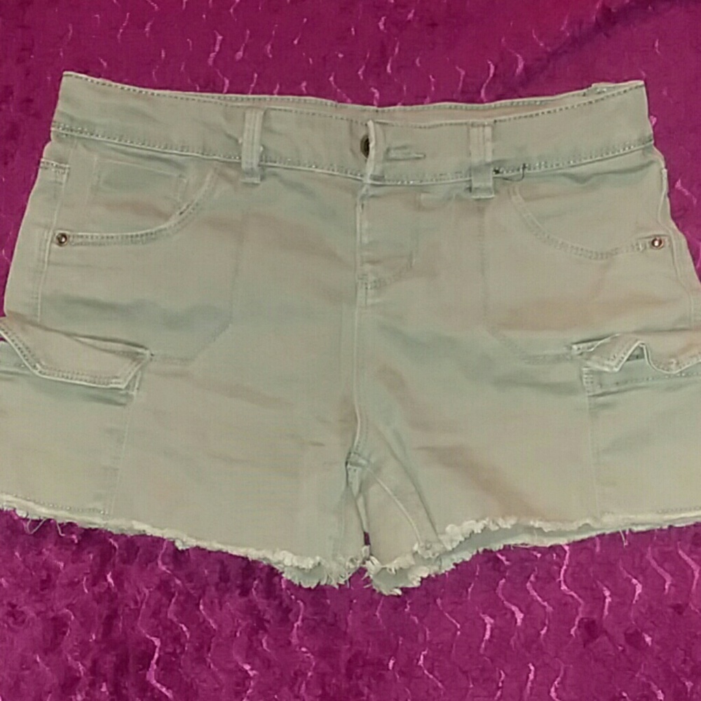 Green Army Shorts